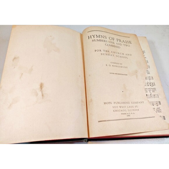 Hymns of Praise Numbers One And Two Combined-1945 Hope Publishing Company - Picture 11 of 16